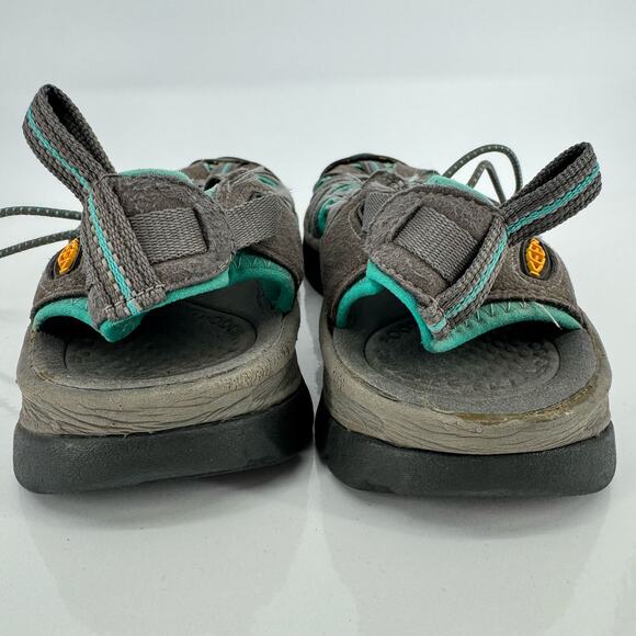 Keen Womens Whisper Sandal Light Green/Grey Sz 8.5 Camping Hiking Outdoor - Picture 7 of 9